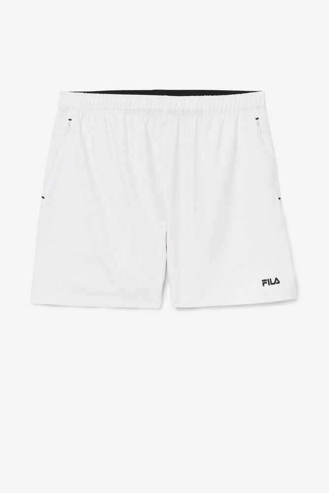 FILA Finula Miesten Shortsit Valkoinen Mustat | Suomi-038964