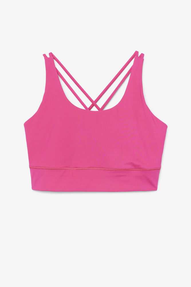 FILA Uplift Cross Back Naisten Urheiluliivit Vaaleanpinkki | Suomi-064918