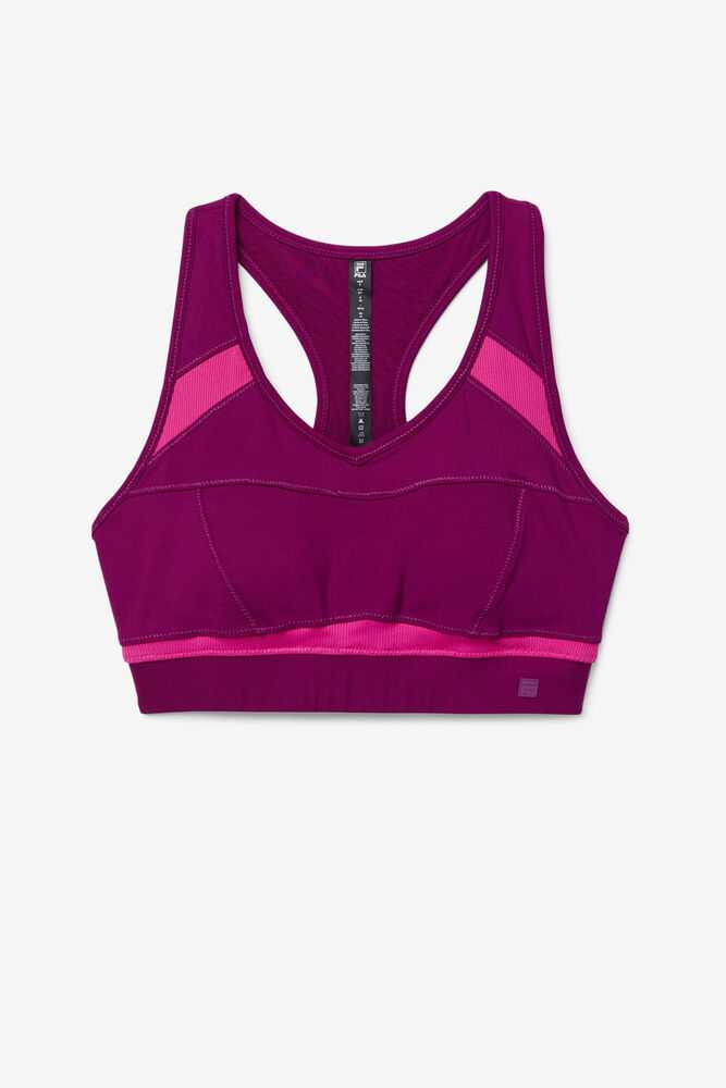 FILA Uplift Racerback Naisten Urheiluliivit Violetit Vaaleanpinkki | Suomi-075614