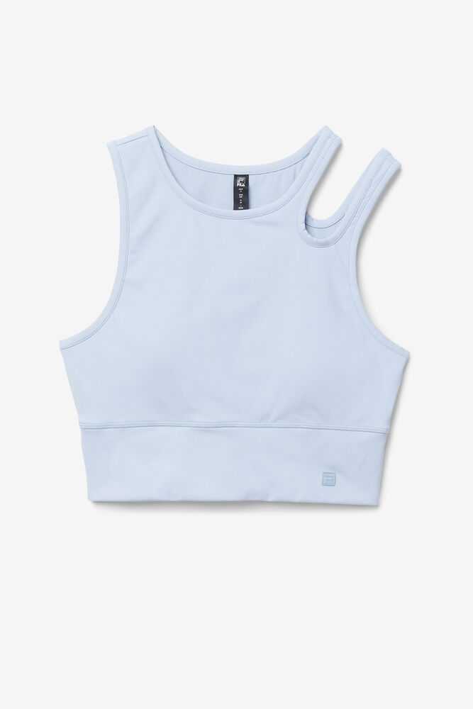 FILA Uplift Slice Crop Naisten Urheiluliivit Sininen | Suomi-279413