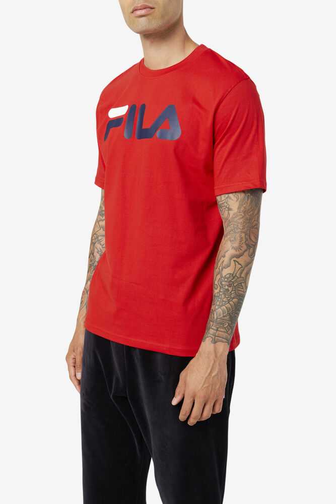 FILA Eagle Miesten T Paidat Punainen | Suomi-639210